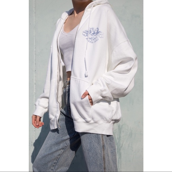 Brandy Melville Tops - Brandy Melville Christy Heaven Sent Hoodie